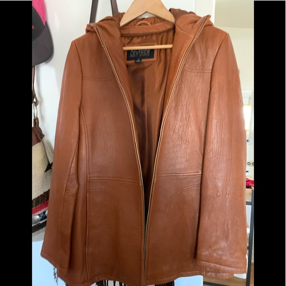 Wilsons Leather Jackets & Blazers - Wilson leather Hooded jacket